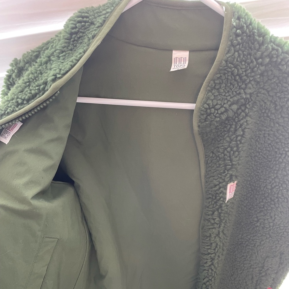 Sherpa Jacket - Olive - Picture 4 of 5
